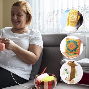 Premium Mangowood Yarn Holder Handmade Fashion Portable Smooth Wooden <b>Bowl</b> for <b>Knitting</b> Crochet Durable Sewing Accessory - Product Image 5