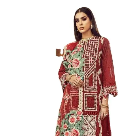 Desainer Pakaian Wanita dan Wanita India Lengan Panjang Mewah Koleksi Kurta dan Shalwar KAmeez 2023