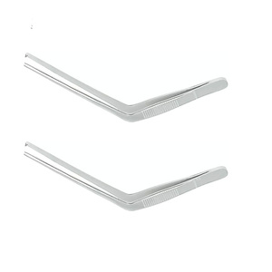2 pinces à oreilles Wilde de qualité supérieure O.R Grade 5 "angulaires avec embouts dentelés Surg - Product Image 4