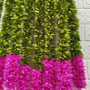 Guirnalda de flores de jazmín artificiales Diwali hogar templo decoración boda del sur de la India cadena Floral boda moda cumpleaños telón de fondo - Product Image 1