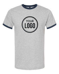 เสื้อยืดคอกลมแขนสั้นสำหรับผู้ชายเสื้อคอตตอนนุ่มคลาสสิก3604ออกแบบโลโก้ใหม่ - Product Image 5