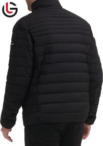 Offre spéciale Veste matelassée d'hiver pour hommes Col à capuche Fermeture à glissière Logo avant Imperméable High Street Style Service OEM - Product Image 2