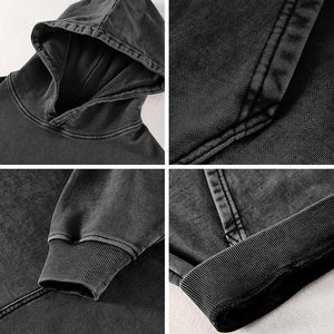 เสื้อฮู้ดผ้าฝ้ายฝรั่งเศสเทอร์รี่วินเทจปรับแต่ง100% จากปากีสถาน - Product Image 5