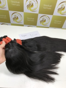 100% Russian Virgin Remy Human <b>Hair</b> Extensions Bulk Handtied Weft Thick End Double Drawn No Mix <b>Synthetic</b> Waves Natural Wave - Product Image 6