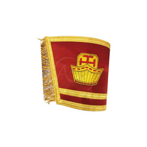 Manchette maçonnique personnalisée en matériau durable avec un design épuré pour les événements formels et les tenues habillées – Manchette maçonnique élégante - Product Image 2