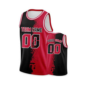 Camiseta deportiva de baloncesto para hombre personalizable con bordado transpirable, camiseta de pelota de baloncesto personalizable por sublimación - Product Image 4