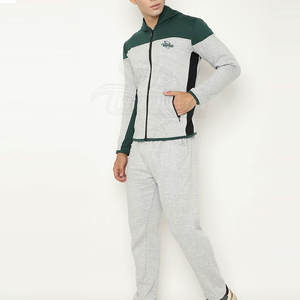 ชุดวอร์มแฟชั่นผู้ชายคุณภาพสูงจากโรงงานผู้ผลิต (OEM) สีพื้นเรียบง่าย สวมใส่สบาย ผลิตจากผ้าฝ้าย 100% ระบายอากาศได้ดี แห้งเร็ว เป็นมิตรกับสิ่งแวดล้อม เหมาะสำหรับฤดูหนาว - Product Image 2