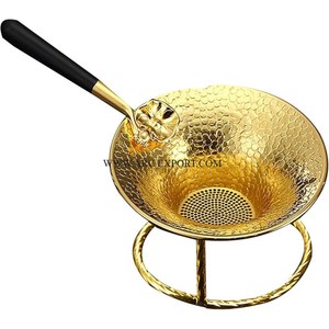 Premium Quality Metallic Copper Polished Kitchen Decorative <b>Tea</b> and Coffee Strainer Standard New Stylish Hotels <b>Tea</b> Strainers - Product Image 2