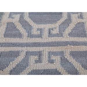 พรมขนสัตว์ทอลายเรียบ Alhambra รุ่น ADWL-13209 สีเทาและดำ ลายเรขาคณิต สำหรับใช้ในบ้าน - Product Image 3