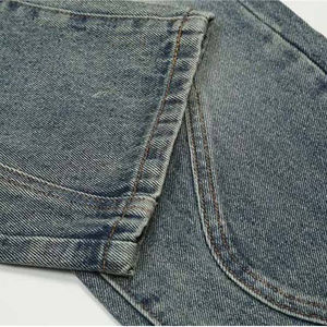 Fabricante personalizado de peso pesado lavado ácido pantalones de mezclilla Hombres Casual Streetwear Jeans de cintura alta Pantalones de mezclilla Pantalones elásticos - Product Image 5