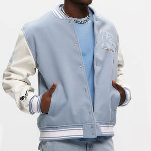 Chaquetas Varsity Nuevo Estilo Cuello Alto Todas las Tallas Colores Lana de Alta Calidad Antibacterianas para Hombre y Mujer - Product Image 1