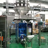 Machine d'emballage verticale entièrement automatique pour sachets de 1 kg, 2 kg, 5 kg de grains de café, céréales, riz, aliments surgelés, frites