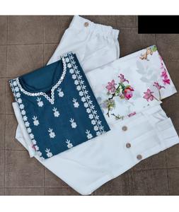 Latest <b>Women</b> Wear Rubi Cotton Kurtis Pent and Crepe Digital Printed Dupatta Plus Available for Ladies Wear Ethnic Wear Dress - Product Image 1