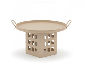 Soporte para Pasteles de Hierro con Recubrimiento en Polvo Beige de Diseño Moderno, Nuevo, para Hoteles, Soporte Metálico para Postres y Pasteles - Product Image 5