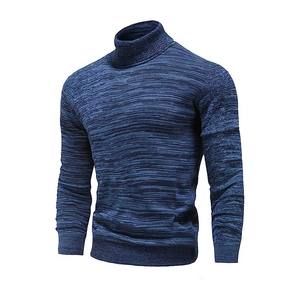 Nouveau sweat à col roulé pour homme, pulls décontractés à col roulé, couleur unie, qualité, chaud, slim, pull à col roulé pour homme - Product Image 4