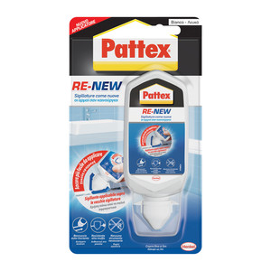 Pattex Sigillante 're-New' Ml 80 Silicone a Base d'Acqua Ideale per Bagni - Product Image 1