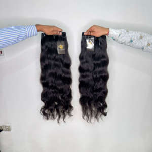 Lot de Cheveux Humains Vierges Naturels Non Transformés d'Origine Indienne, Ondulés, avec Closure et Frontal – Fournisseurs d'Extensions de Cheveux Humains - Product Image 1