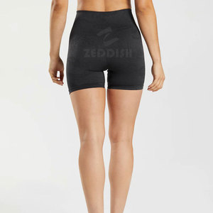 Pantalones cortos de mujer de cintura alta superventas 2025 con cierre de cordón de volantes decorativos y transpirables de Color personalizado a la venta - Product Image 2