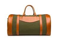 Sac de voyage vintage unisexe en cuir véritable imperméable pliable et écologique avec compartiment de rangement pour chaussures pour le camping et les voyages