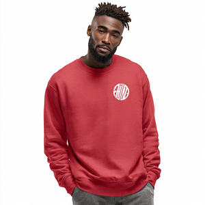<b>Men's</b> Heavy Fleece Eco-Friendly Breathable Winter Pullover Sweatshirt-Oversized Fit Crew Neck Polyester/Cotton Blend Soft Long - Product Image 3
