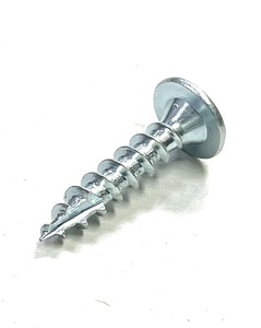 Vis à pince à tête plate en acier standard ISO Vis à pince à joint à profil bas avec finition zinguée mesurée en pouces - Product Image 6