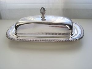 Food Grade Eco-friendly Modern Rectangle Stainless Steel Butter Dish <b>with</b> Flip Top <b>Lid</b> Carton Packed - Product Image 2