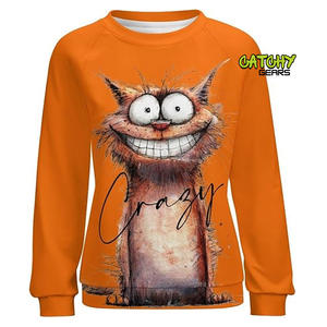 เสื้อสเวตเตอร์ผ้าฟลีซแขนยาวแบบสวมหัวเสื้อคอกลมผ้าคอตตอนเนื้อนุ่มให้ความอบอุ่นปรับแต่งโลโก้ได้ตามต้องการ - Product Image 3