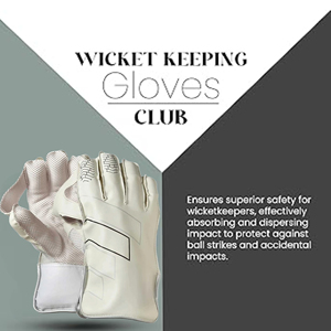 Gants de maintien de guichet de cricket légers personnalisés OEM en cuir PU poignée supplémentaire respirant durable gant de protection des doigts - Product Image 4