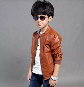 Chaqueta de Motocicleta de Piel de Oveja para Niños Unisex de Alta Calidad, Informal, de Invierno, Resistente al Viento, Impermeable, Reversible, Transpirable, de Manga Larga - Product Image 4