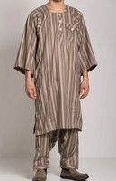 Ensemble sudanais en coton Allalah, Thobe classique saoudien pour hommes, vêtements musulmans islamiques, vente en gros à bas prix HABITU ENTERPRISES
