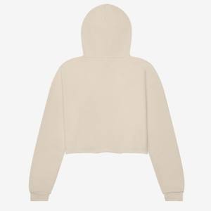 100% coton polaire femmes sweat à capuche sweat haut court survêtement ensemble extra large femmes Streetwear à capuche - Product Image 2