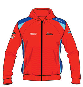 Chaqueta Transpirable Estilo Fórmula 1 Personalizada, 100% Poliéster, Impresión por Sublimación, Parches Bordados, Resistente al Viento, Fabricación OEM - Product Image 3