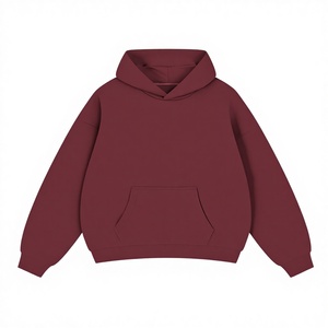 Sweat à capuche en molleton uni, impression personnalisée, broderie, vêtement décontracté, haute qualité, prix abordable - Product Image 1