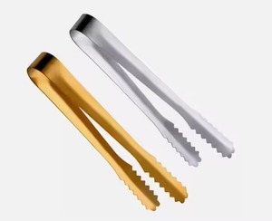 Pinzas para Hielo de Acero Inoxidable de Primera Calidad, Utensilios de Cocina Metálicos para Alimentos y Bar, para Uso en Restaurantes - Product Image 2