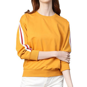 Gran oferta de sudaderas para mujer, Sudadera ligera suave informal de diseño personalizado, sudaderas transpirables para mujer, ODM OEM - Product Image 1