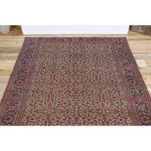 Tapis vintage, tapis turc de 5x7 pieds, tapis en laine à motifs floraux rose et violet - Product Image 4