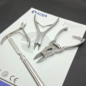 Ensemble de manucure et pédicure professionnel de haute qualité, outils durables en acier inoxydable, coupe-ongles pour les orteils, lime à ongles pour les pieds, ensemble de toilettage - Product Image 2