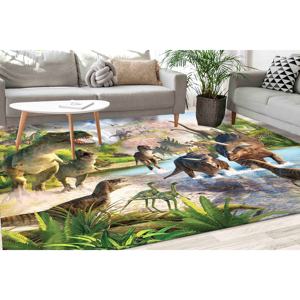 Dinosaur <b>Rugs</b>, Dino <b>Rug</b>, Boy Room <b>Rug</b>, Children <b>Rugs</b>, Gift For Him,<b>Chenille</b> <b>Rug</b> - Product Image 1