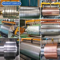 Ligne de production de refendage de bobines métalliques Bobine galvanisée en acier avec enrouleur Recoiler Machine de refendage de bobines en acier Découpeur d'aluminium
