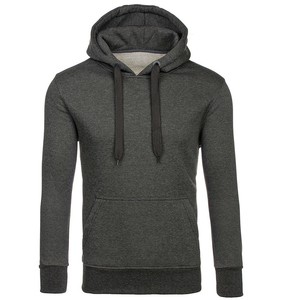 Sweat à capuche écologique 100% coton pour homme avec poche Pull d'hiver respirant à séchage rapide Meilleure vente - Product Image 1