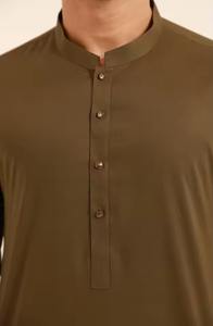 <b>Mens</b> <b>Shalwar</b> <b>Kameez</b> Modest Traditional Indian Wear with Soft Cotton Fabric Breathable Lightweight for Daily/Party Use-Wholesale - Product Image 5