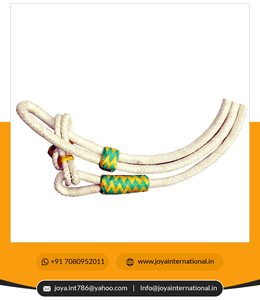 Tachuela de caballo de cuero crudo Natural trenzado a mano multicolor SRM178 Riendas romales de equitación occidental no perennes hechas de cuero duradero - Product Image 4