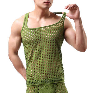 Débardeur à manches courtes pour homme - Écologique, respirant, en Spandex/Coton, vêtements de sport actifs, extensible dans quatre directions, pour la salle de sport et la course à pied - Product Image 4
