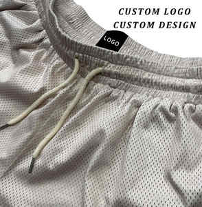 Pantalones Cortos Deportivos de Malla Antiestática de Verano con Logotipo Personalizado, Conjuntos Deportivos de Baloncesto con Cuello Alto y Estampado de Dibujos Animados - Product Image 3