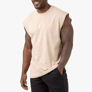 Hot Selling Wholesale Custom <b>Men</b> Tank Top Bulk Blank Gym Fitness Streetwear Sportswear Vest Oem Odm Manufacturer - Product Image 3