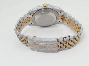 Montre Moissanite Diamant Montres glacées Montre de luxe VVV Moissanite Diamant glacé Moissanite entièrement automatique - Product Image 6