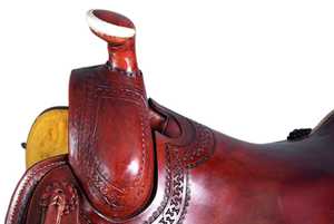 Selle de cheval western de qualité supérieure, design Wade personnalisé, cuir anglais durable, selle de ranch fiable, selle Wade avec arbre en bois - Product Image 3