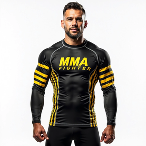 Protège-éruptions sublimés MMA Équipement de sport de combat personnalisé Vêtements en gros pour l'entraînement en salle de sport et le fitness - Product Image 4