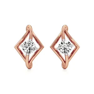 Pendientes Pequeños de Diamantes Alessia - Product Image 1