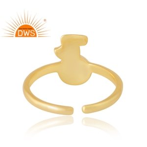 แหวนเคลือบทอง18K เงินสเตอร์ลิงออกแบบได้ตามต้องการสำหรับเป็นของขวัญสำหรับผู้หญิง - Product Image 2